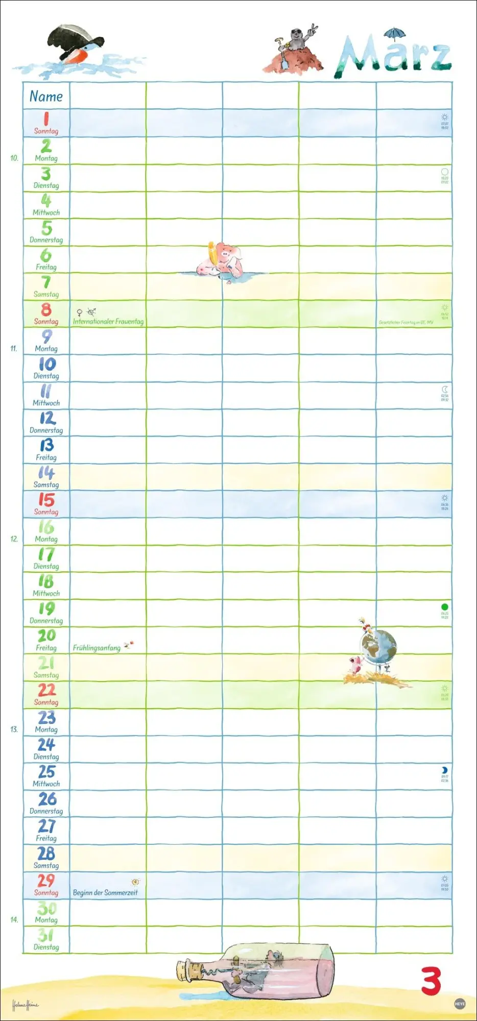 Bild: 9783756409679 | Helme Heine: Familienplaner 2026 | Helme Heine | Kalender | 15 S.