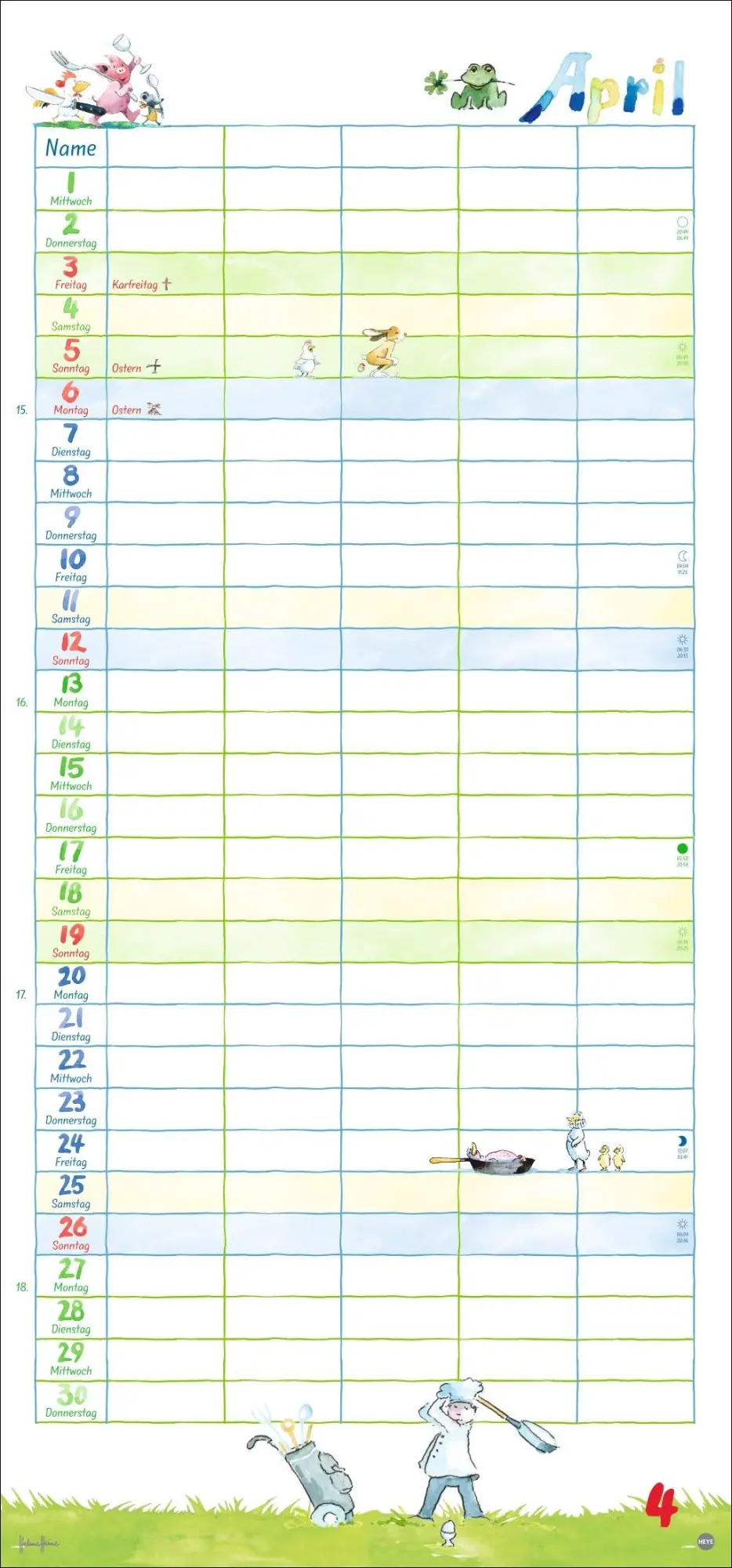 Bild: 9783756409679 | Helme Heine: Familienplaner 2026 | Helme Heine | Kalender | 15 S.