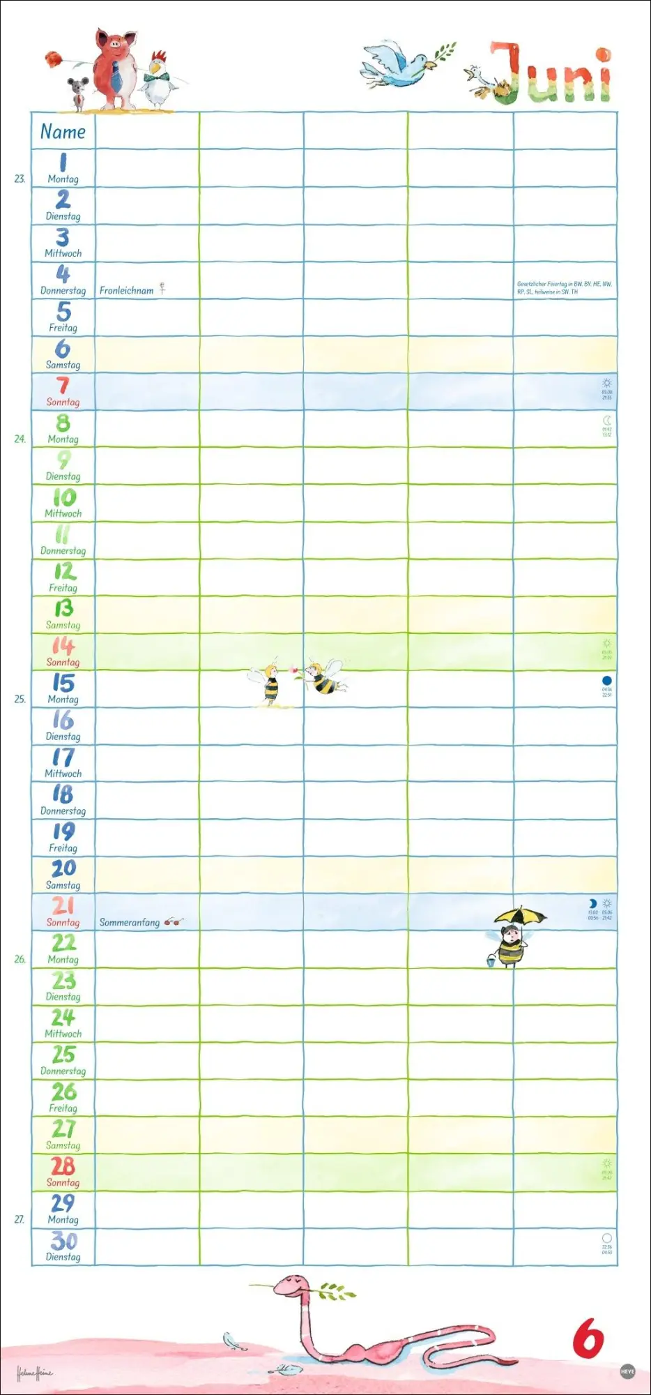 Bild: 9783756409679 | Helme Heine: Familienplaner 2026 | Helme Heine | Kalender | 15 S.