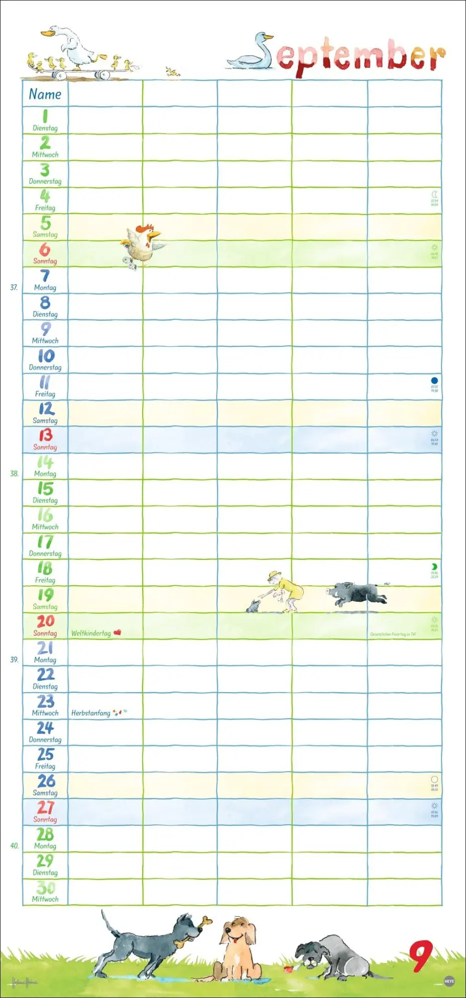 Bild: 9783756409679 | Helme Heine: Familienplaner 2026 | Helme Heine | Kalender | 15 S.