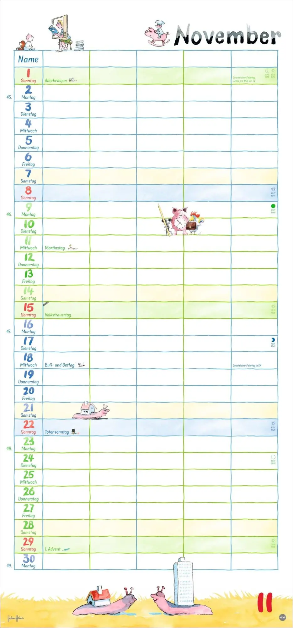 Bild: 9783756409679 | Helme Heine: Familienplaner 2026 | Helme Heine | Kalender | 15 S.
