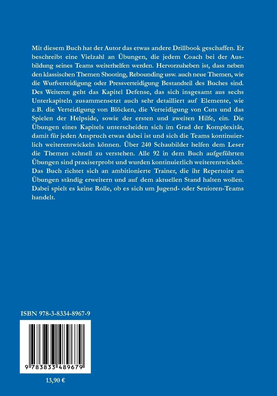 Rückseite: 9783833489679 | Basketball: Anspruchsvolle Übungen für ein abwechslungsreiches...