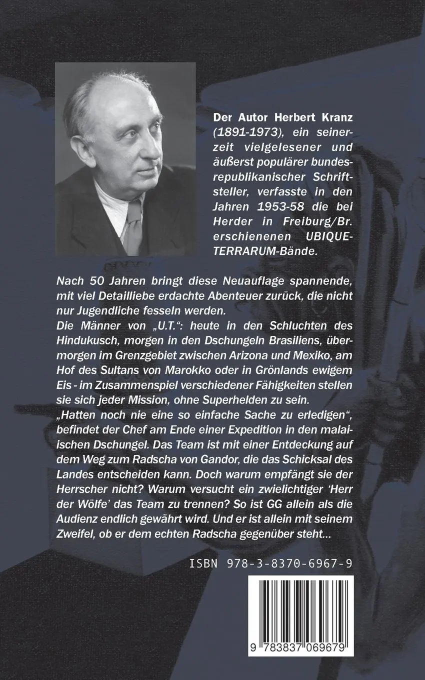 Rückseite: 9783837069679 | Befehl des Radscha | Abenteuer in Malaya | Herbert Kranz | Taschenbuch