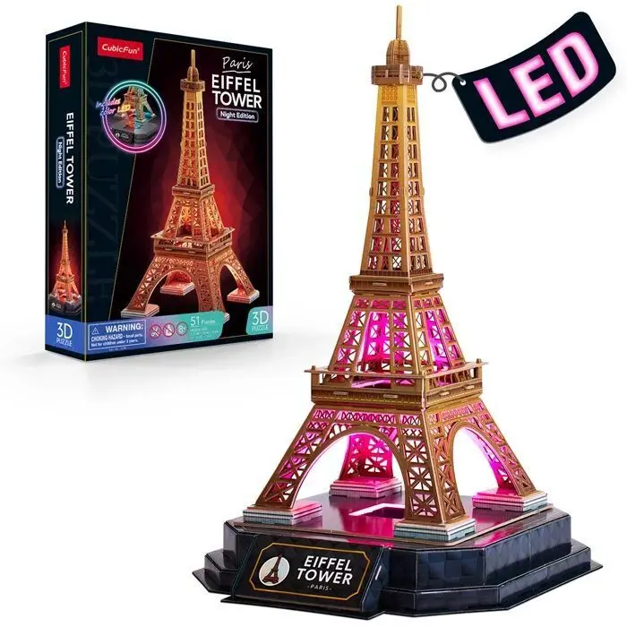 Bild: 7640409429779 | CUBICFUN - 3D Puzzle Eiffelturm LED 51 Teile | Spiel | 660534 | 2025