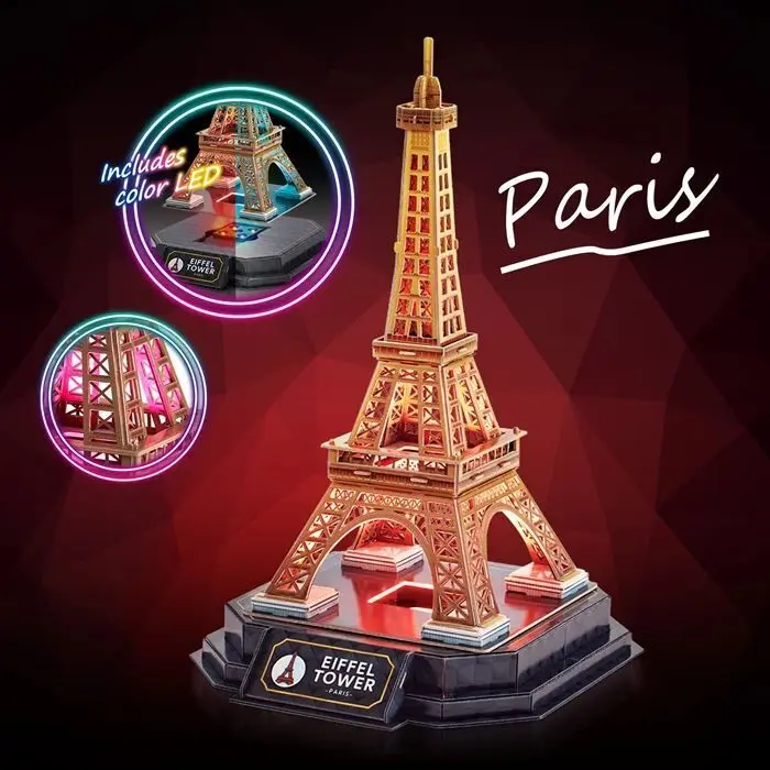 Bild: 7640409429779 | CUBICFUN - 3D Puzzle Eiffelturm LED 51 Teile | Spiel | 660534 | 2025