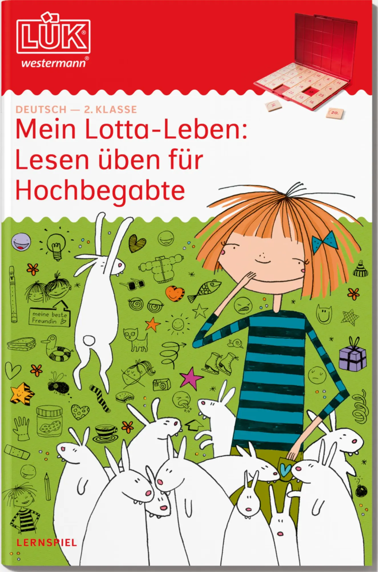 Cover: 9783072449779 | LÜK. Deutsch. Lotta Deutsch. 2. Klasse | Lesen üben für Hochbegabte