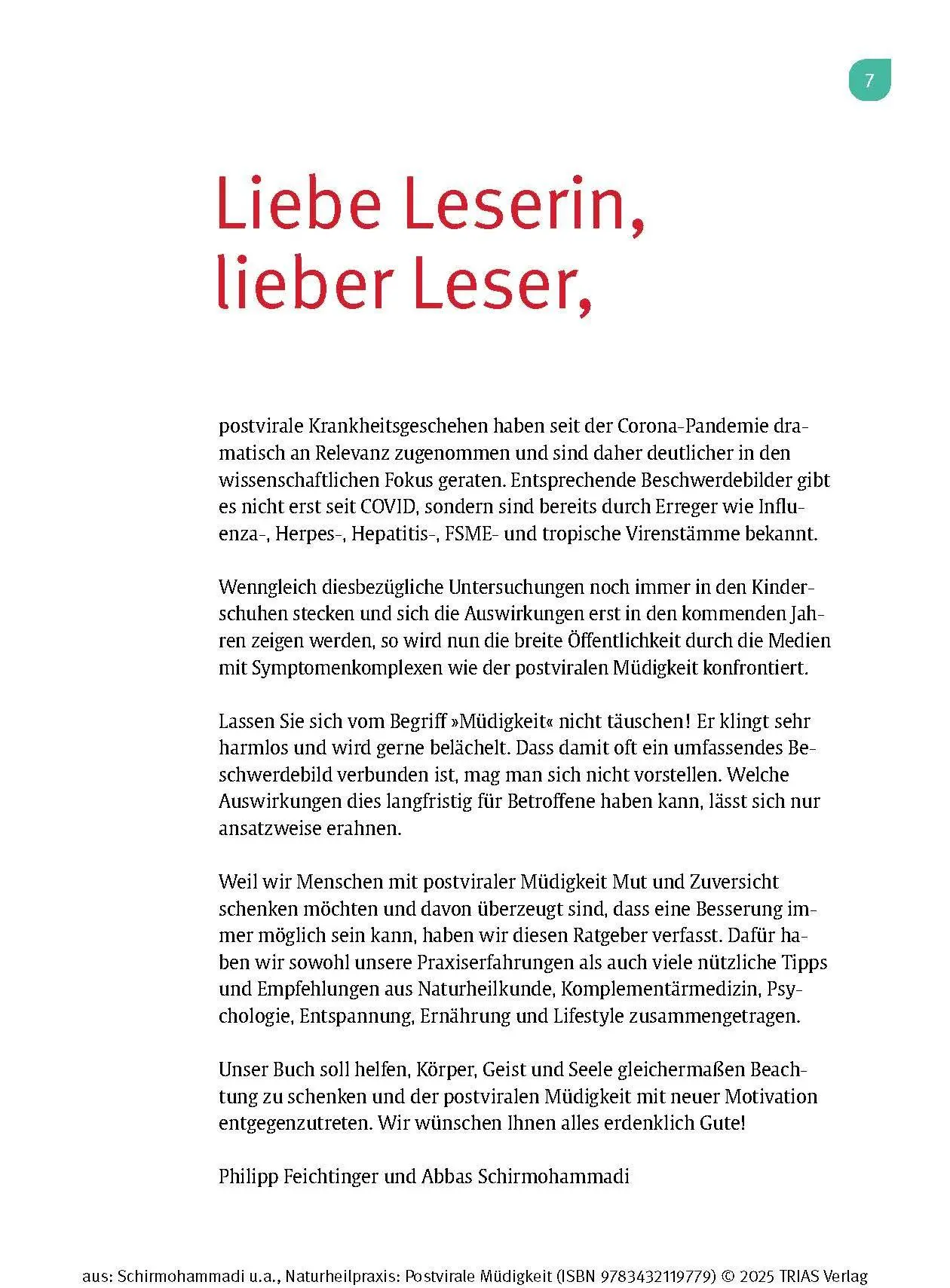Bild: 9783432119779 | Naturheilpraxis: Postvirale Müdigkeit | Abbas Schirmohammadi (u. a.)