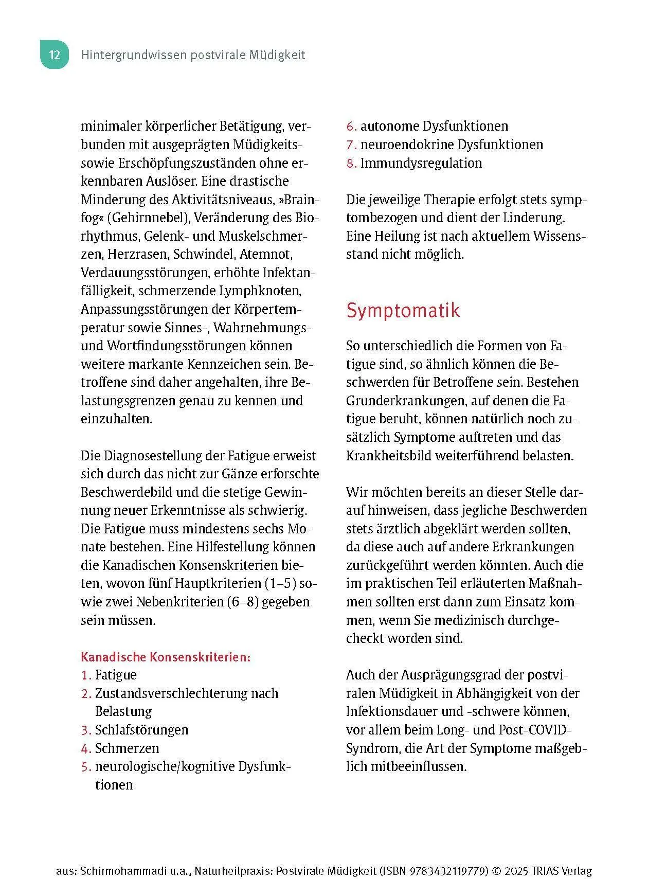 Bild: 9783432119779 | Naturheilpraxis: Postvirale Müdigkeit | Abbas Schirmohammadi (u. a.)