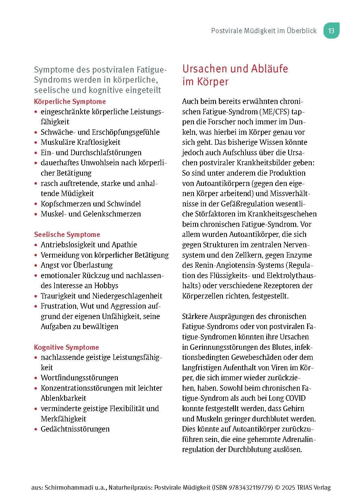 Bild: 9783432119779 | Naturheilpraxis: Postvirale Müdigkeit | Abbas Schirmohammadi (u. a.)