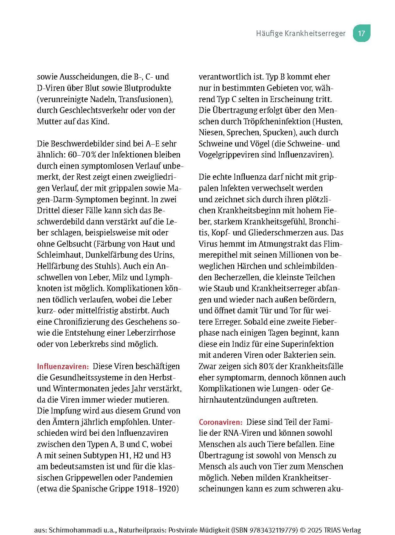 Bild: 9783432119779 | Naturheilpraxis: Postvirale Müdigkeit | Abbas Schirmohammadi (u. a.)