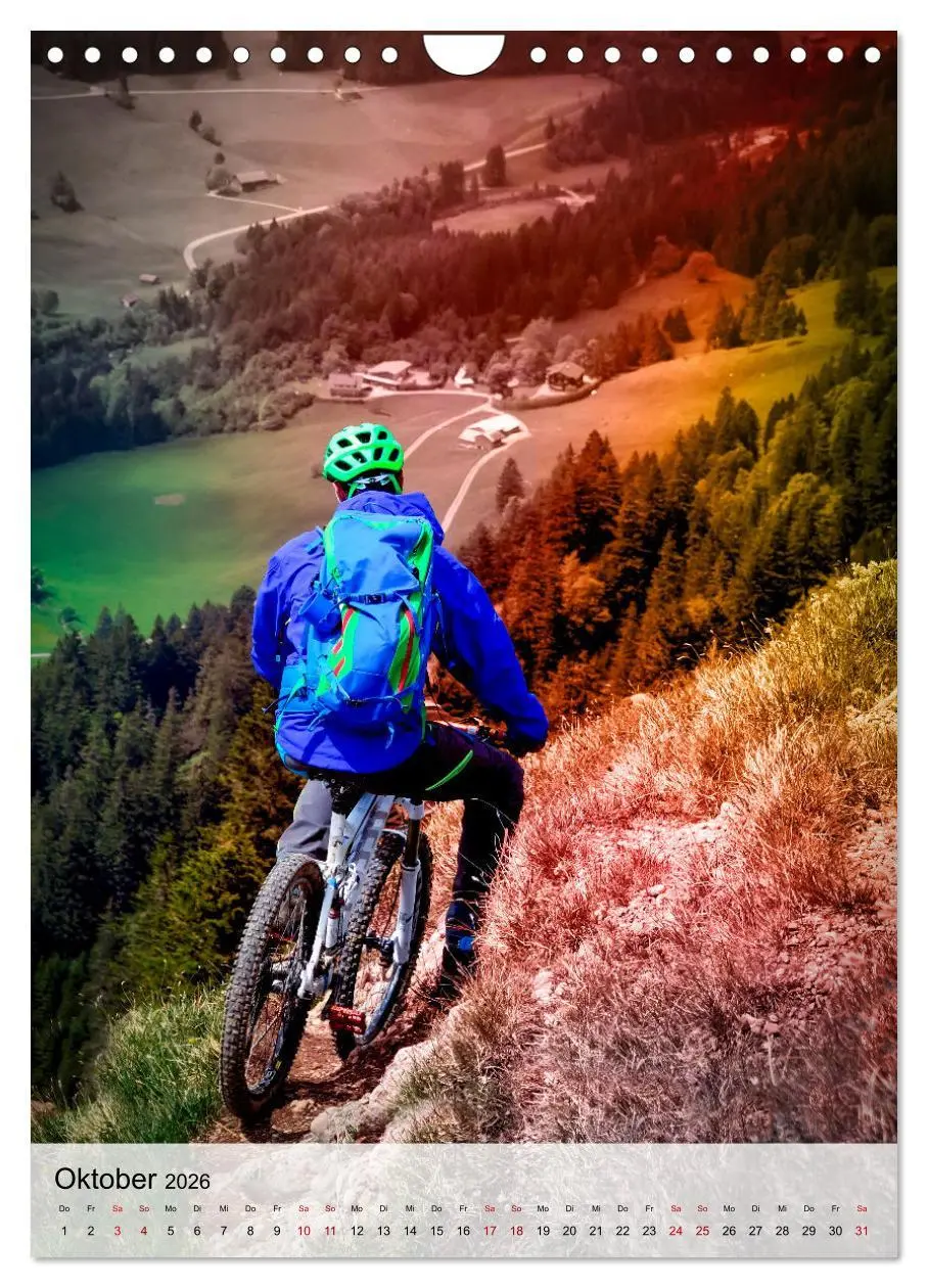 Bild: 9783516369779 | Mountainbike - einfach Spaß (Wandkalender 2026 DIN A4 hoch),...