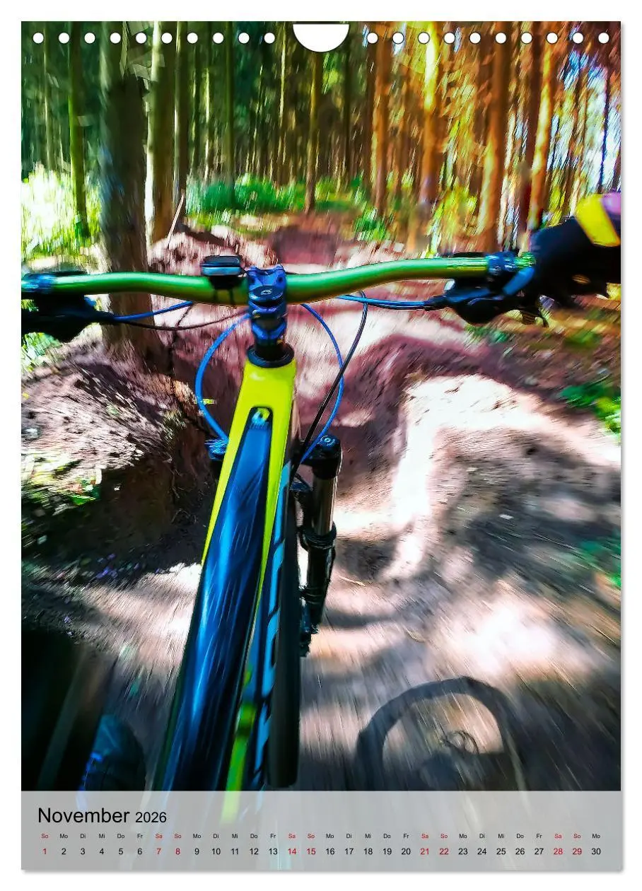 Bild: 9783516369779 | Mountainbike - einfach Spaß (Wandkalender 2026 DIN A4 hoch),...