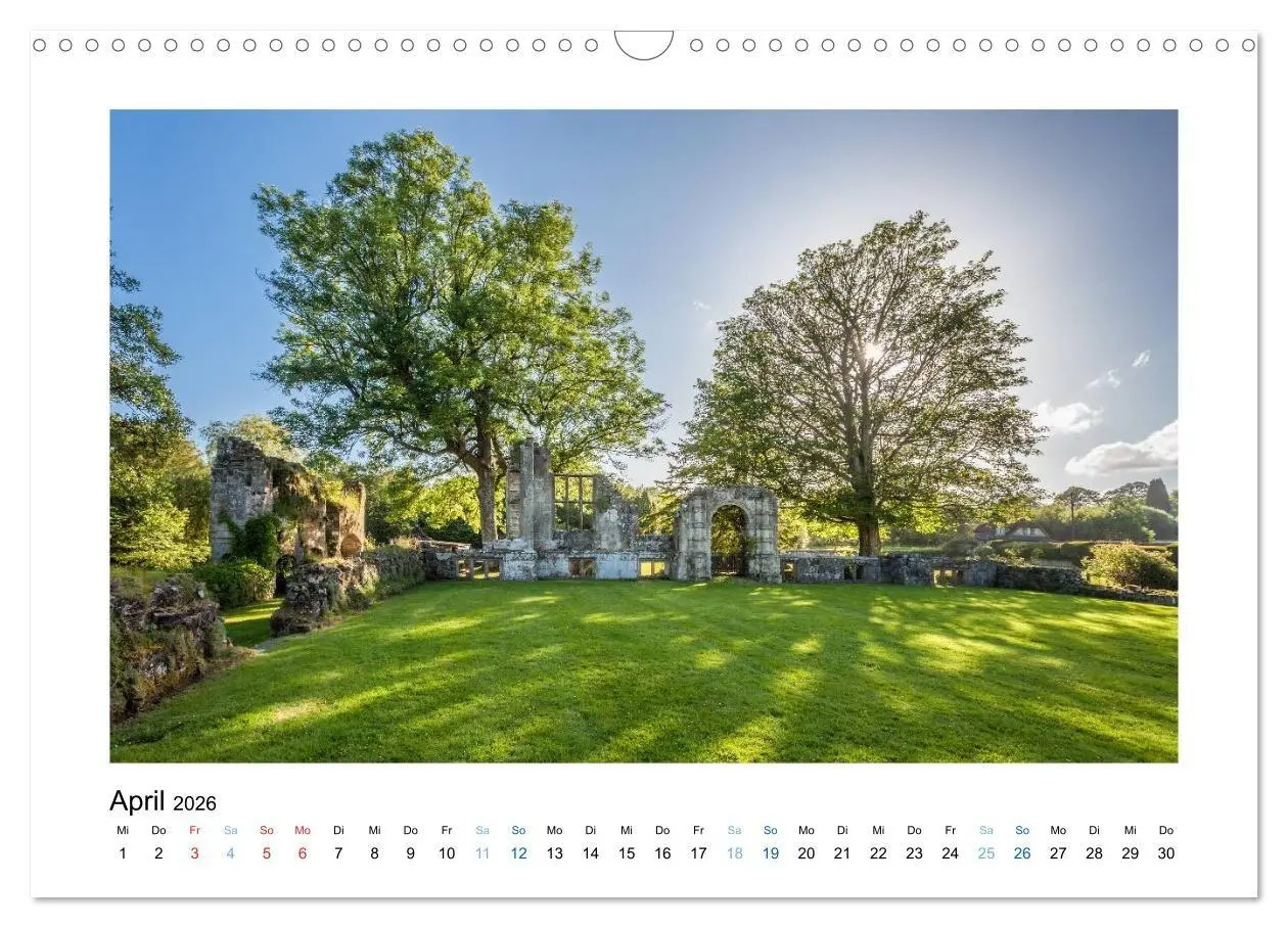 Bild: 9783516679779 | Eine Reise durch Südengland (Wandkalender 2026 DIN A3 quer),...
