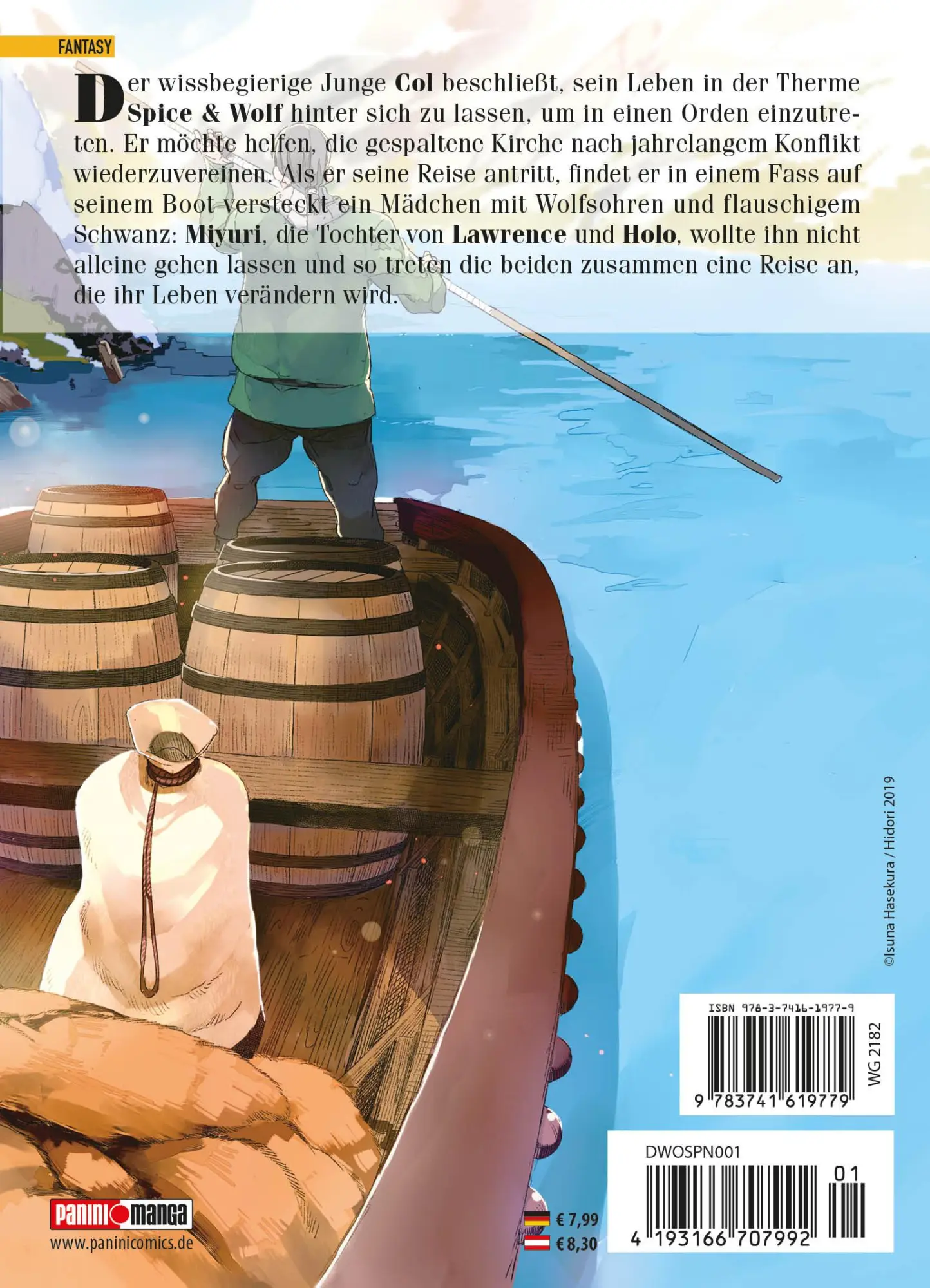 Rückseite: 9783741619779 | Spice &amp; Wolf: Die Abenteuer von Col und Miyuri | Bd. 1 | Taschenbuch