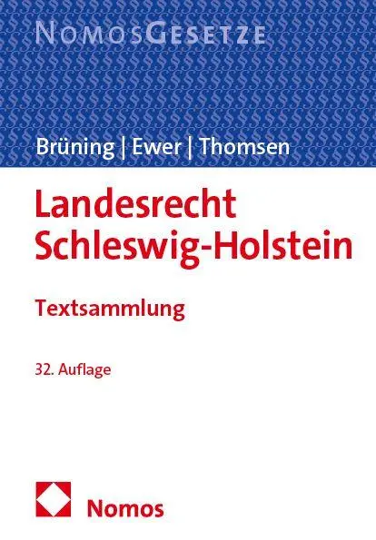 Cover: 9783756019779 | Landesrecht Schleswig-Holstein | Textsammlung | Brüning (u. a.) | Buch