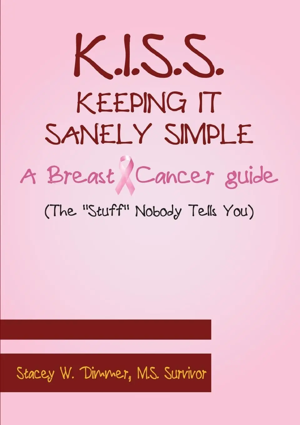 Cover: 9780557489879 | K.I.S.S. Keeping It Sanely Simple- A Breast Cancer Guide | Dimmer