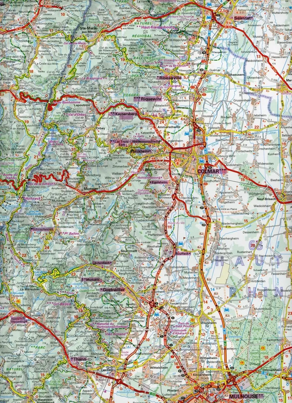 Bild: 9782067209879 | Black Forest, Alsace, Rhine Valley - Zoom Map 131 | Map 1:200 000