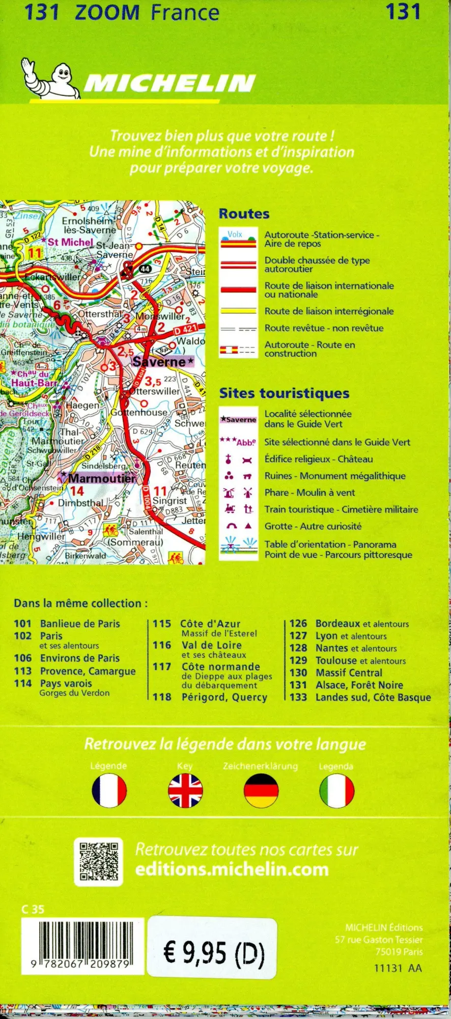 Bild: 9782067209879 | Black Forest, Alsace, Rhine Valley - Zoom Map 131 | Map 1:200 000