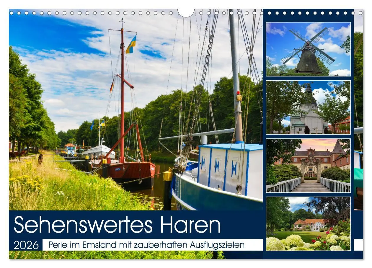 Cover: 9783457579879 | Sehenswertes Haren (Wandkalender 2026 DIN A3 quer), CALVENDO...