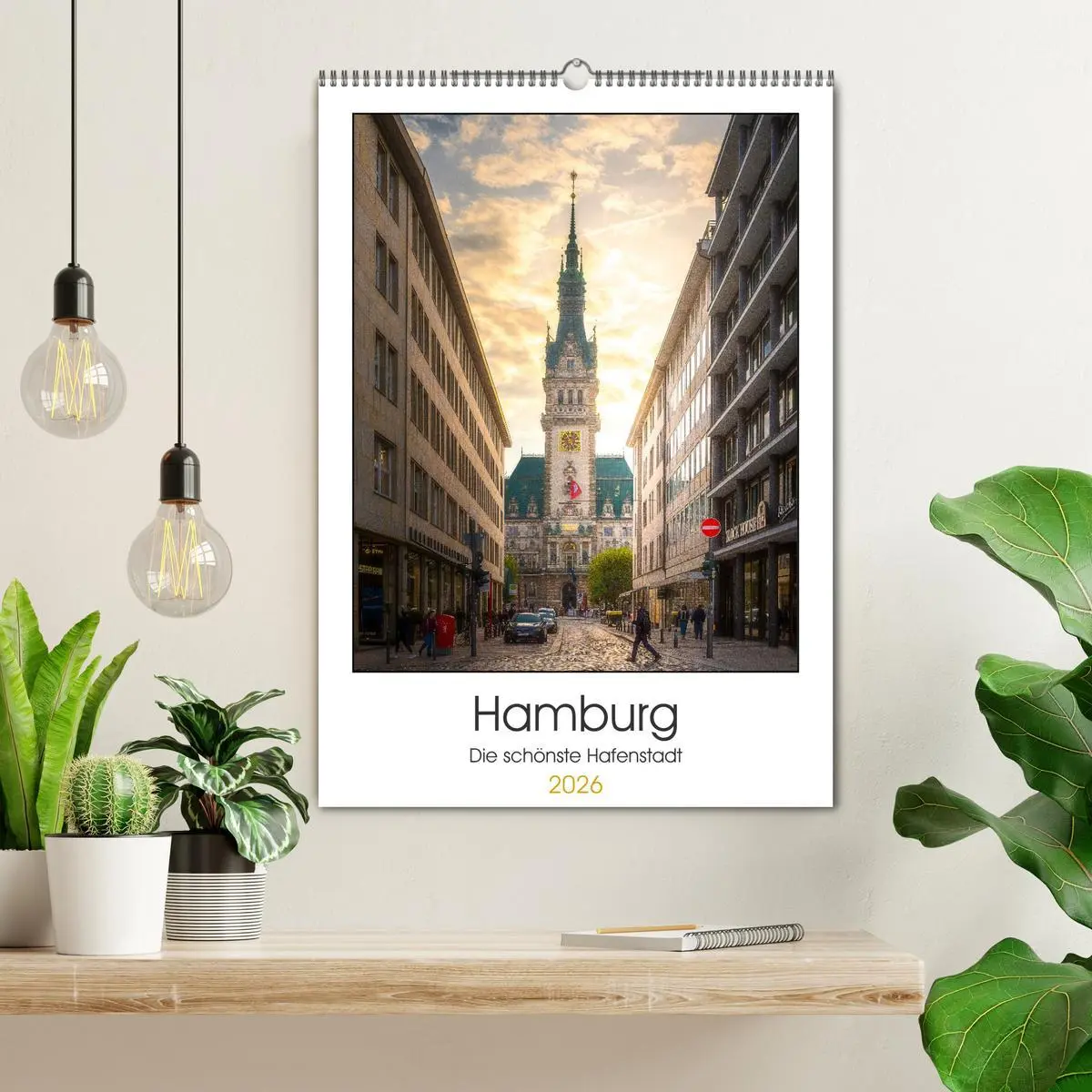 Bild: 9783516359879 | Hamburg - Die schönste Hafenstadt (Wandkalender 2026 DIN A2 hoch),...