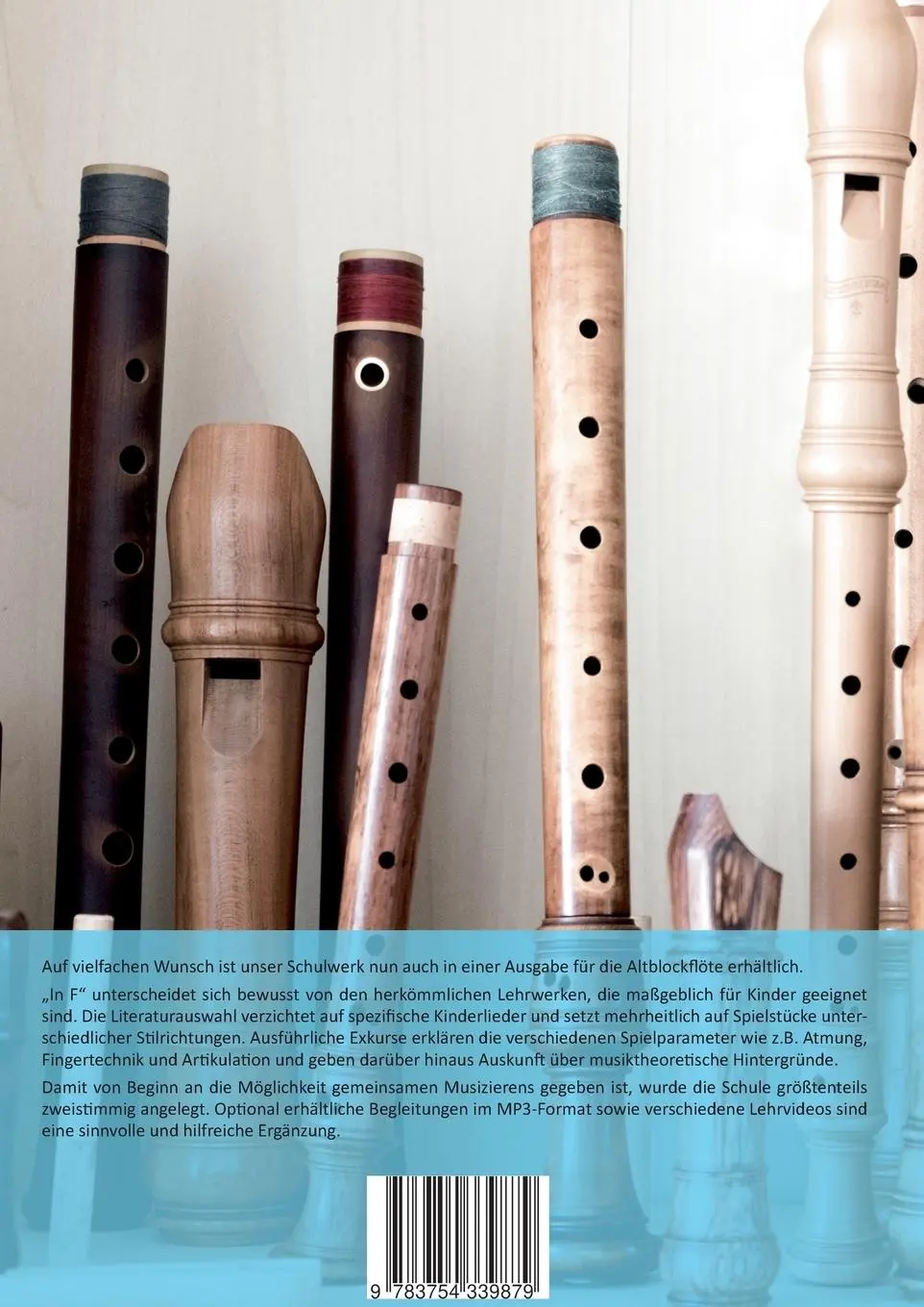 Rückseite: 9783754339879 | In F | Altblockflöten-Schule für Erwachsene Band 1 | Taschenbuch