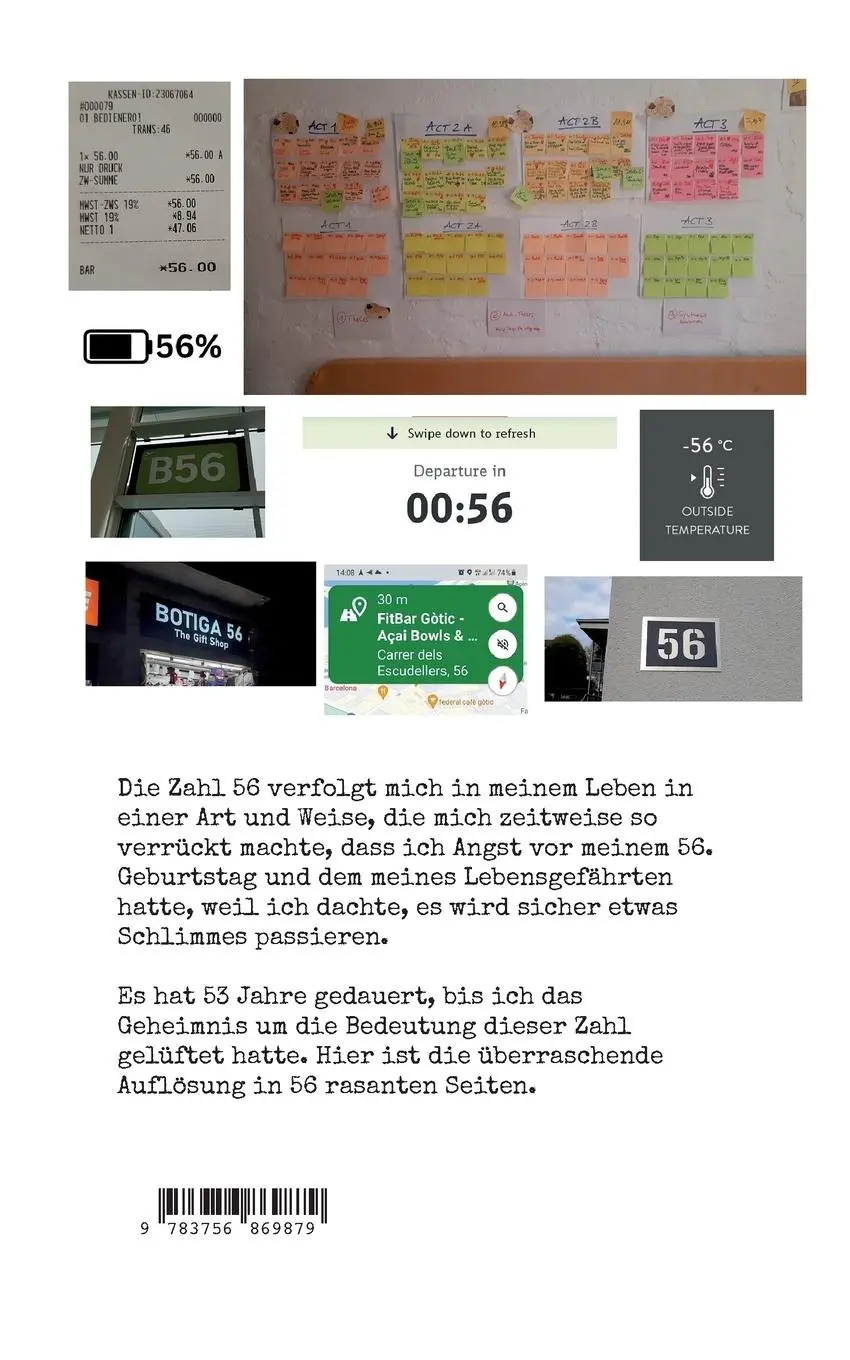 Rückseite: 9783756869879 | 56 - Verfolgt von einer Zahl | Semmy de Nada | Taschenbuch | 56 S.