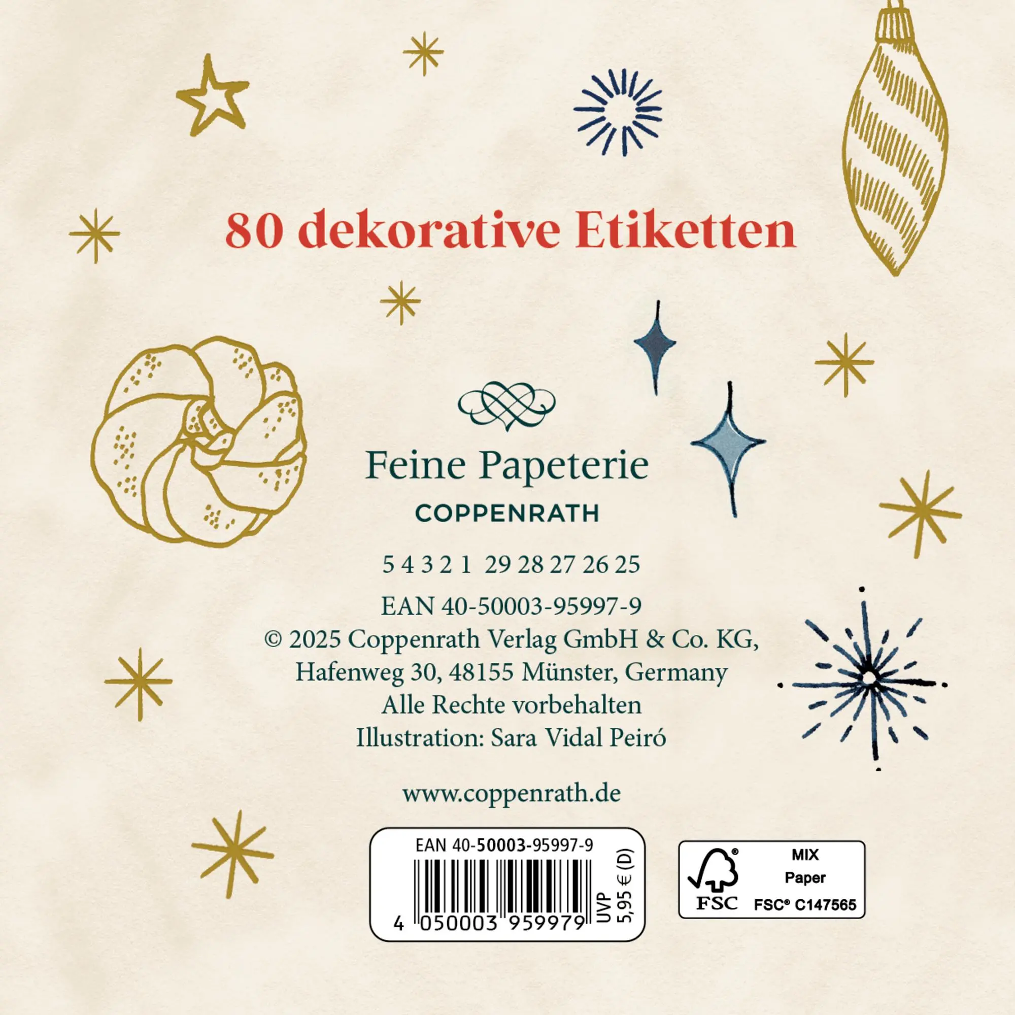 Rückseite: 4050003959979 | Etikettenbüchlein - Make a Wish | Taschenbuch | 30 S. | Deutsch | 2025