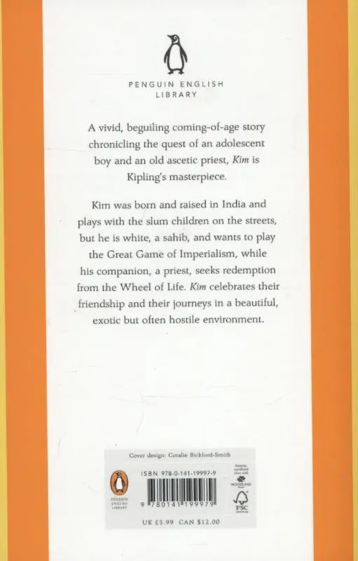 Rückseite: 9780141199979 | Kim | Rudyard Kipling | Taschenbuch | The Penguin English Library