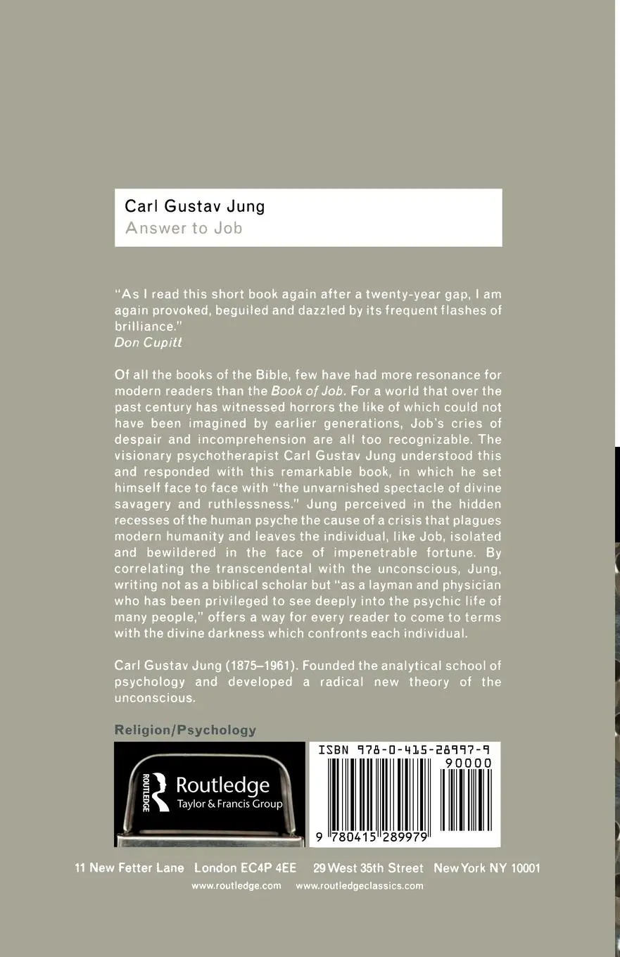 Rückseite: 9780415289979 | Answer to Job | Jung C G (u. a.) | Taschenbuch | Englisch | 2002