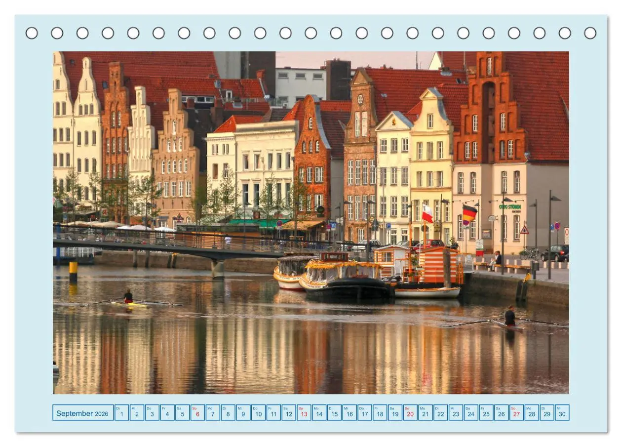 Bild: 9783457639979 | Lübeck Backsteingotik an der Trave (Tischkalender 2026 DIN A5...