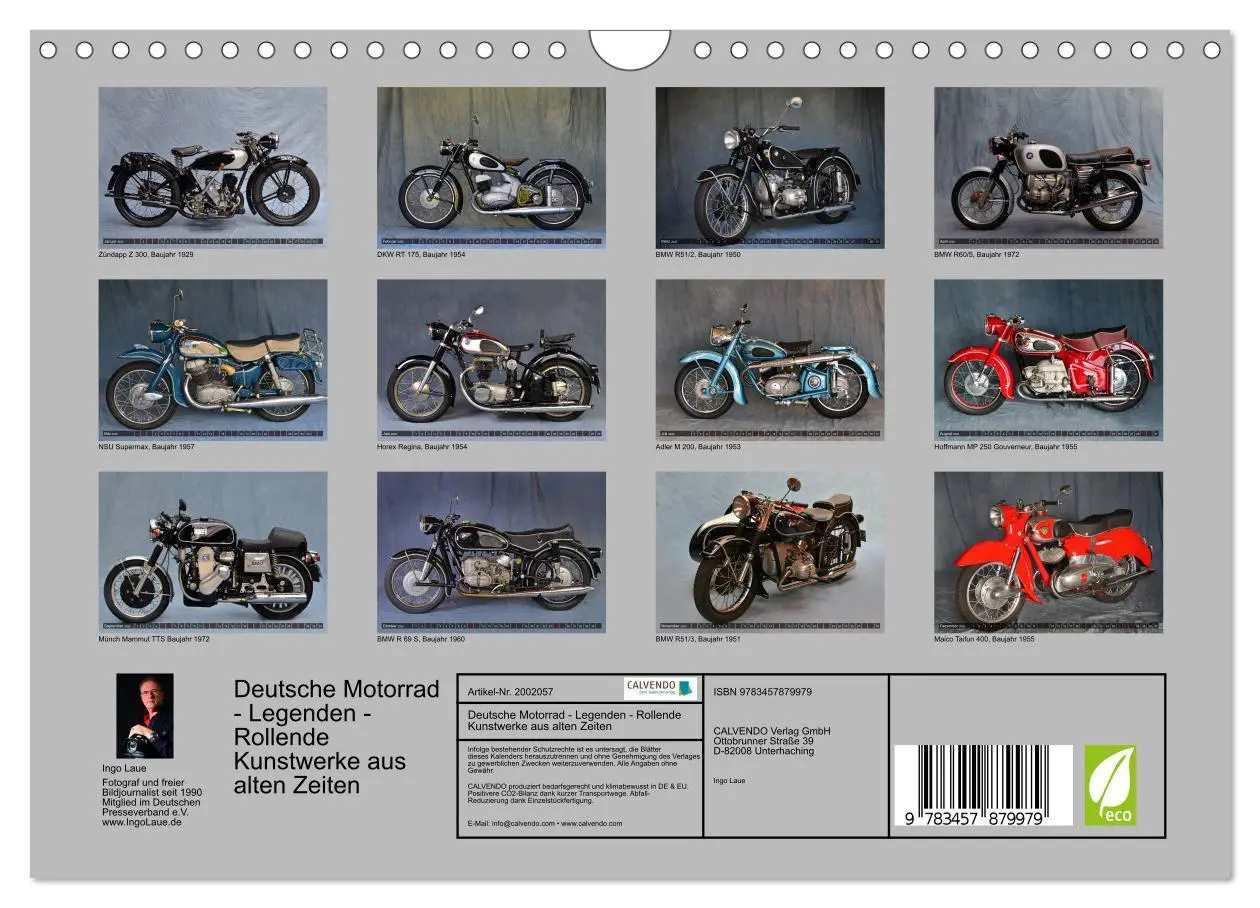 Bild: 9783457879979 | Deutsche Motorrad - Legenden - Rollende Kunstwerke aus alten Zeiten...
