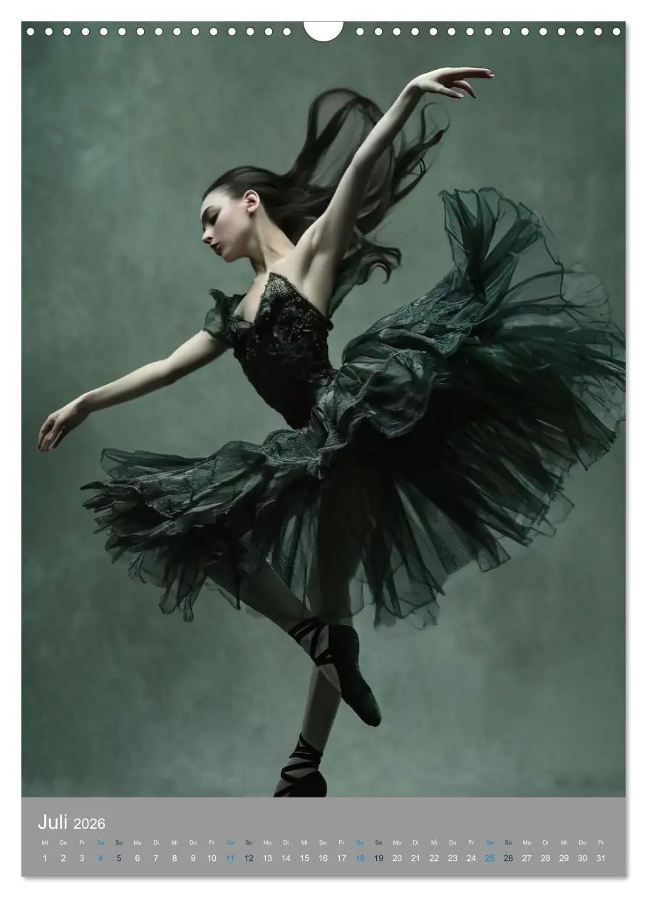 Bild: 9783516279979 | Märchenhafte Ballerina (Wandkalender 2026 DIN A3 hoch), CALVENDO...