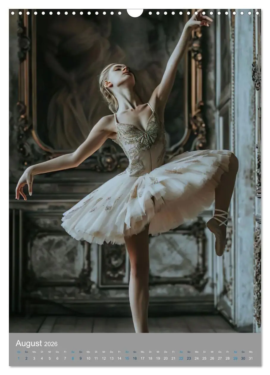 Bild: 9783516279979 | Märchenhafte Ballerina (Wandkalender 2026 DIN A3 hoch), CALVENDO...