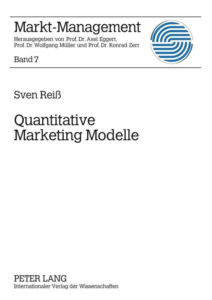Cover: 9783631569979 | Quantitative Marketing Modelle | Sven Reiß | Taschenbuch | Deutsch