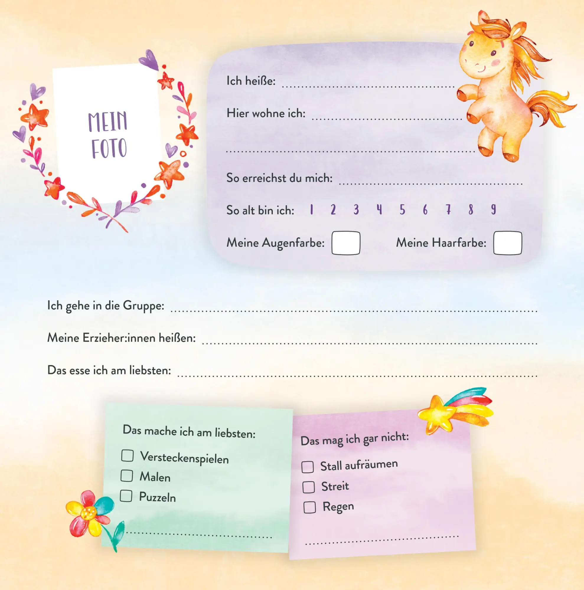 Bild: 9783833909979 | Meine Kindergartenfreunde - Einhörner | Buch | 64 S. | Deutsch | 2025