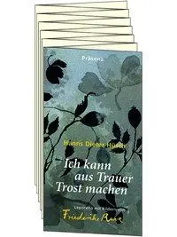 Cover: 9783945879979 | Ich kann aus Trauer Trost machen | Maße ausgeklappt: 98 x 13 cm | Buch