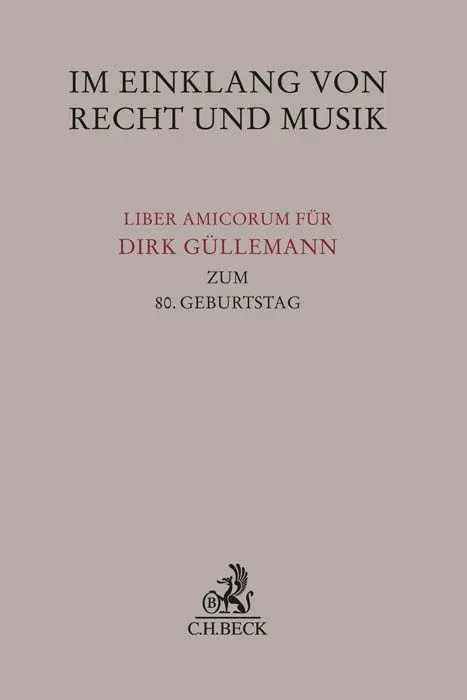 Cover: 9783406780080 | Im Einklang von Recht und Musik | Antonio Miras | Buch | VIII | 2021
