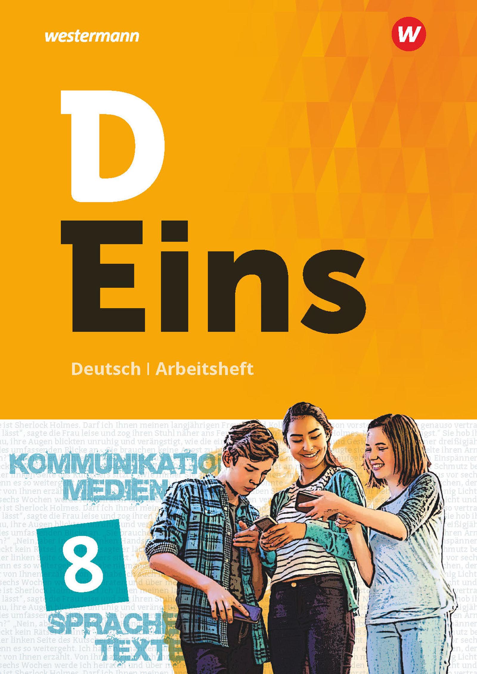 Cover: 9783507690080 | D Eins - Deutsch 8. Arbeitsheft | Klaus Ackermann | Broschüre | 112 S.