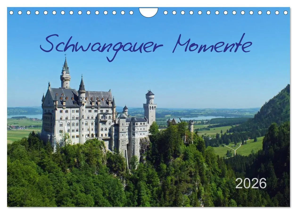 Cover: 9783516120080 | Schwangauer Momente (Wandkalender 2026 DIN A4 quer), CALVENDO...