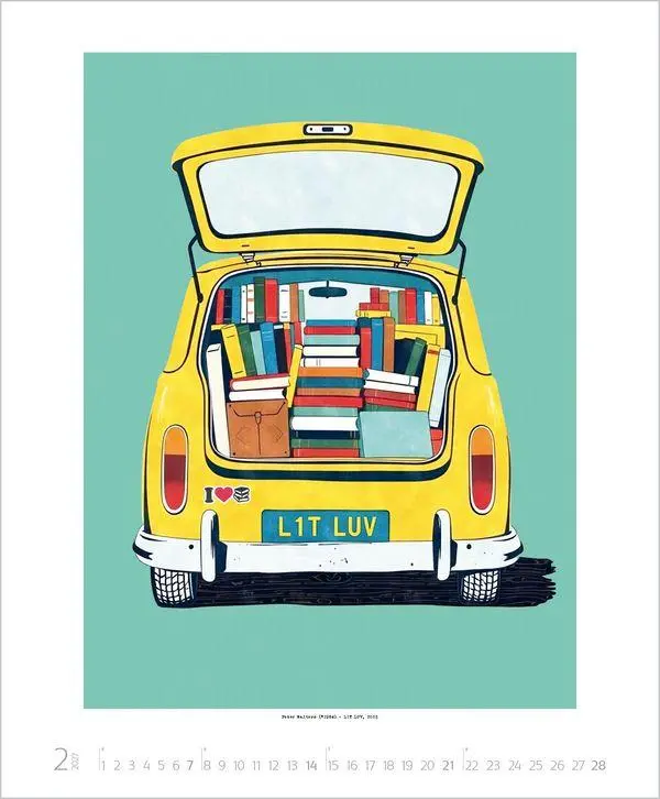 Bild: 9783819300080 | Literary Art 2027 | Verlag Korsch | Kalender | Spiralbindung | 14 S.