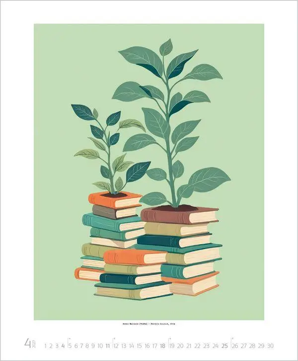 Bild: 9783819300080 | Literary Art 2027 | Verlag Korsch | Kalender | Spiralbindung | 14 S.