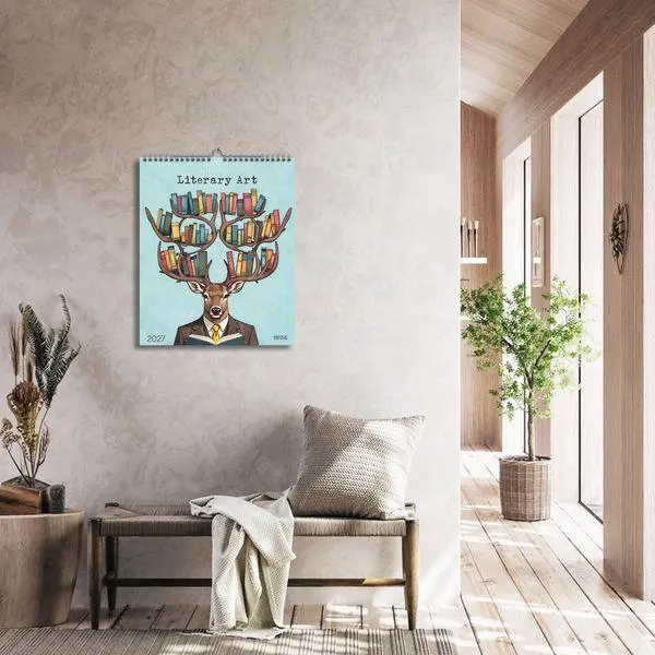 Bild: 9783819300080 | Literary Art 2027 | Verlag Korsch | Kalender | Spiralbindung | 14 S.