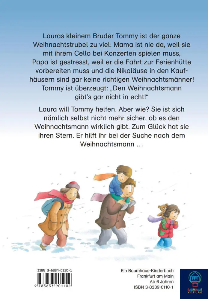 Bild: 9783843200080 | Laura sucht den Weihnachtsmann | Klaus Baumgart (u. a.) | Taschenbuch