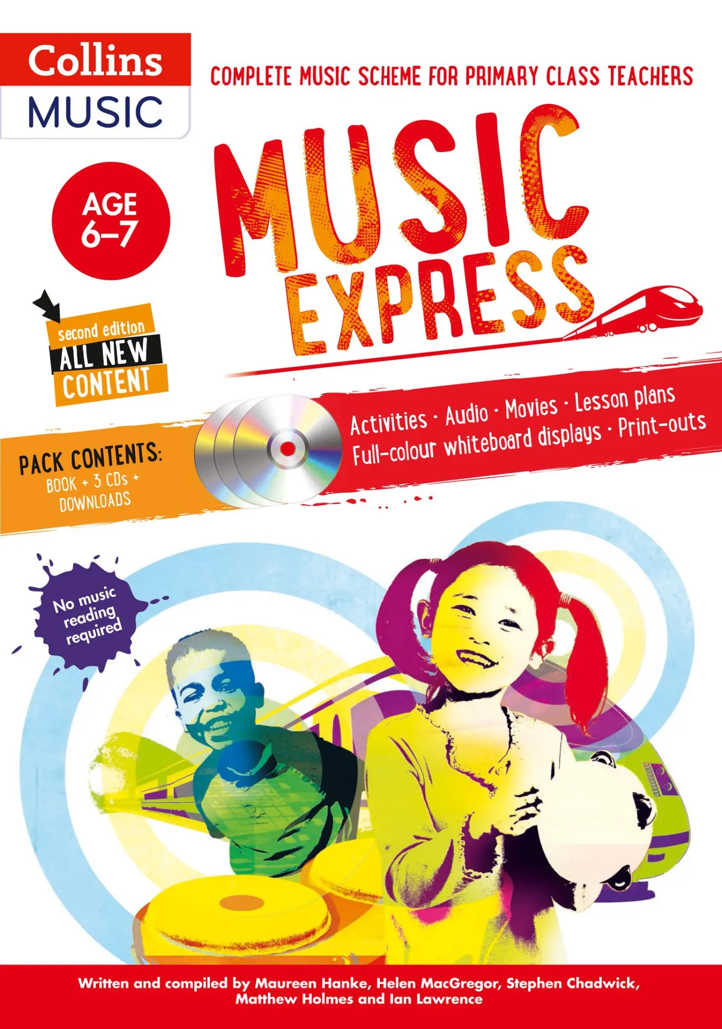 Cover: 9781472900180 | Music Express: Age 6-7 (Book + 3cds + DVD-Rom) | Maureen Hanke (u. a.)