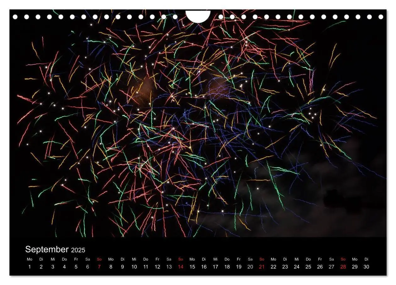 Bild: 9783435790180 | Feuerwerk (Wandkalender 2025 DIN A4 quer), CALVENDO Monatskalender