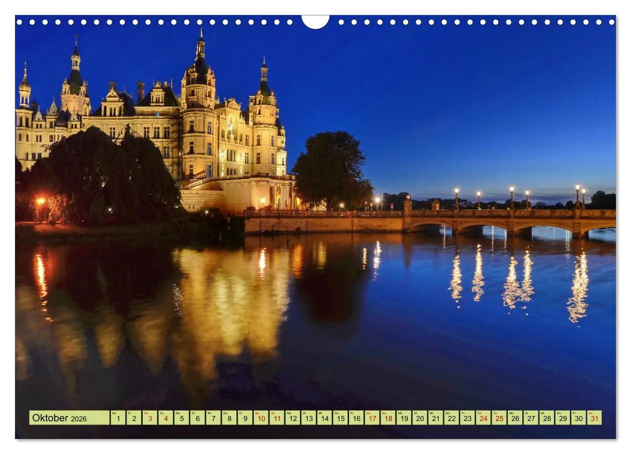 Bild: 9783457260180 | Schwerin - Welterbe (Wandkalender 2026 DIN A3 quer), CALVENDO...