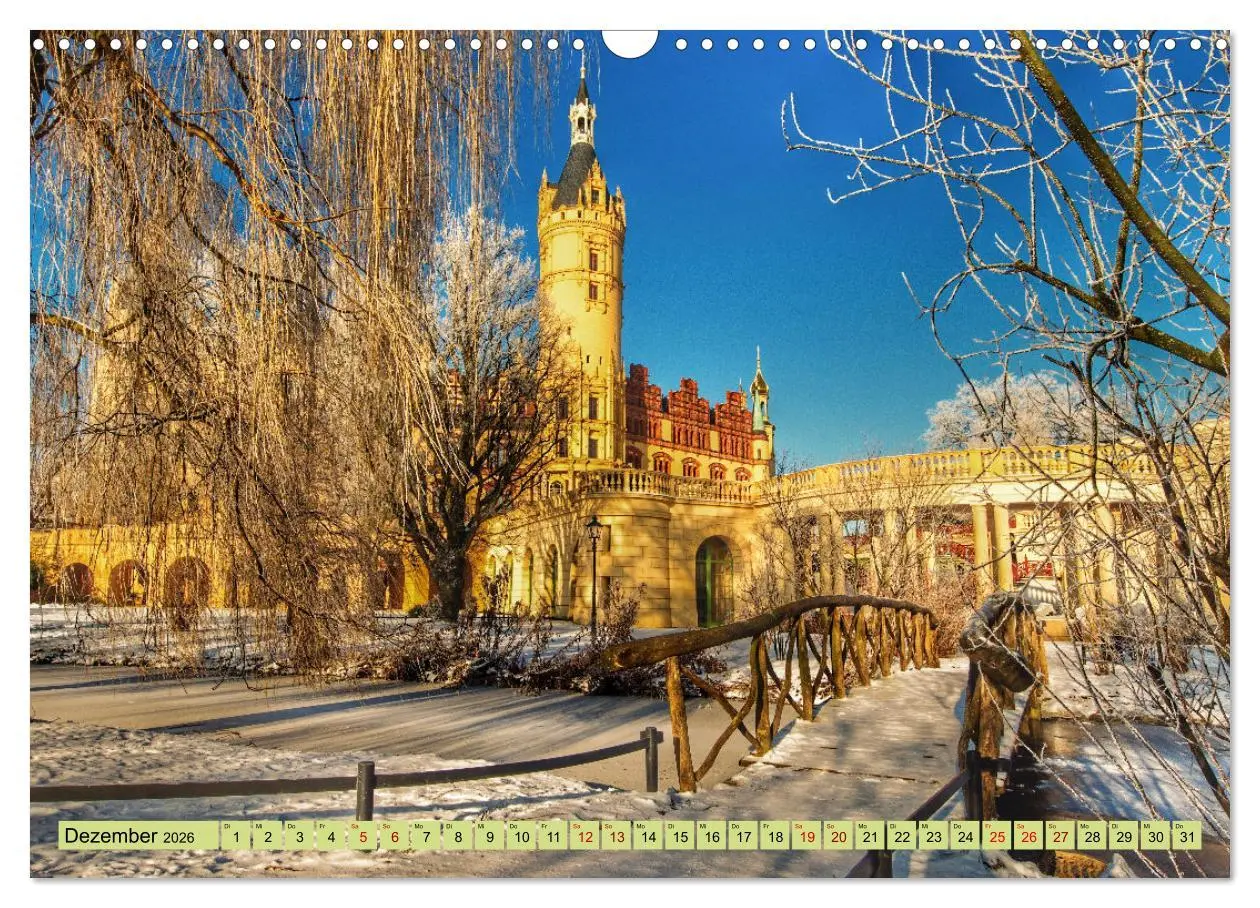 Bild: 9783457260180 | Schwerin - Welterbe (Wandkalender 2026 DIN A3 quer), CALVENDO...