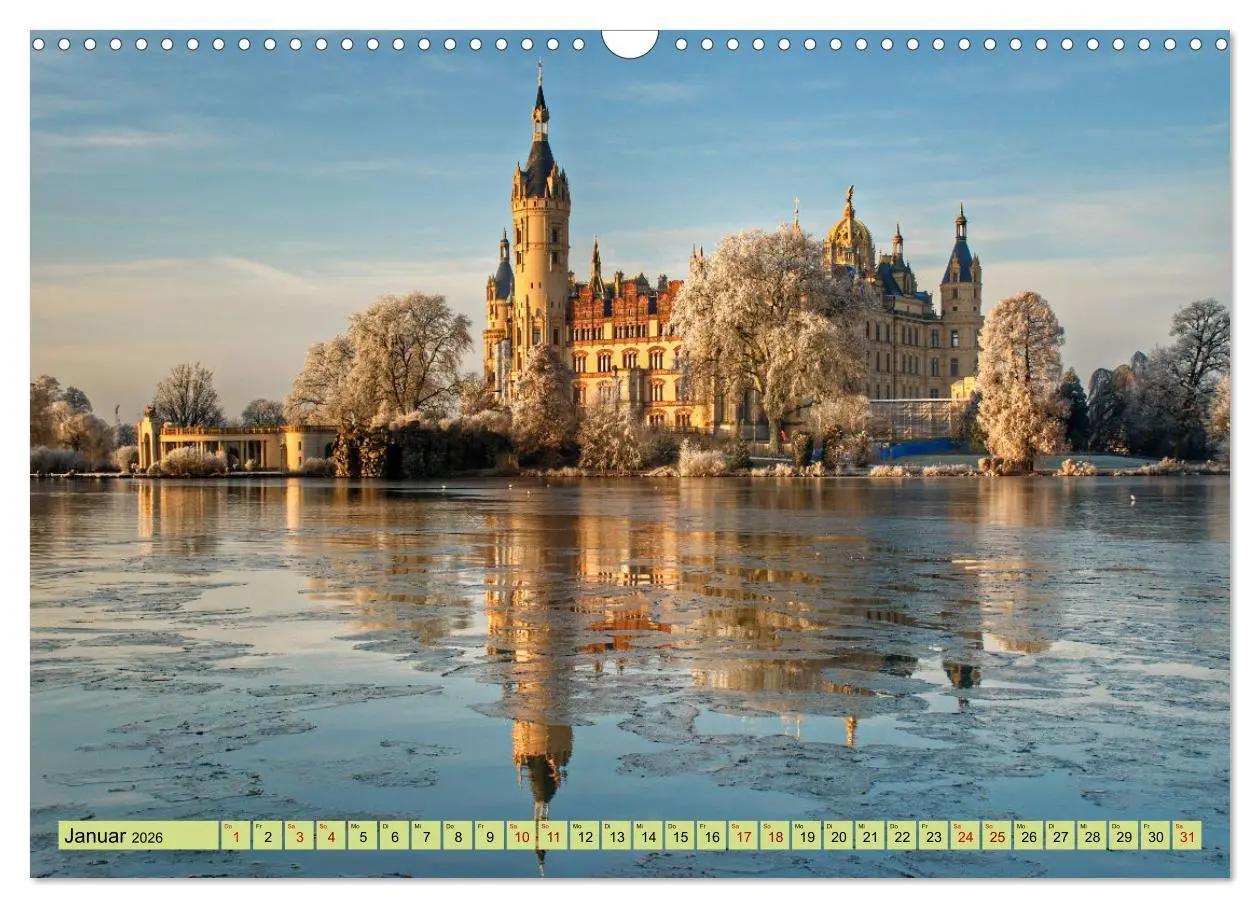 Bild: 9783457260180 | Schwerin - Welterbe (Wandkalender 2026 DIN A3 quer), CALVENDO...