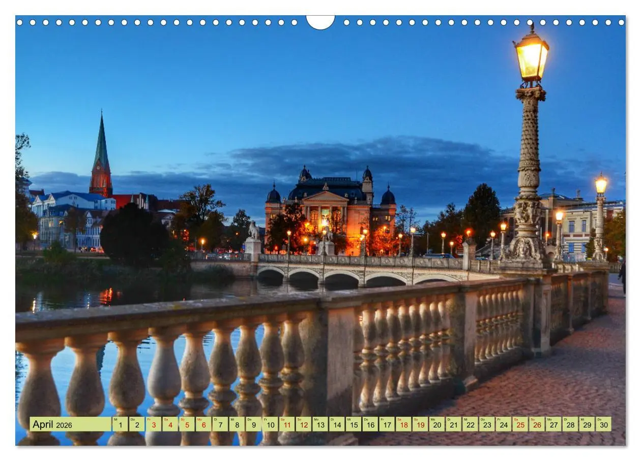 Bild: 9783457260180 | Schwerin - Welterbe (Wandkalender 2026 DIN A3 quer), CALVENDO...
