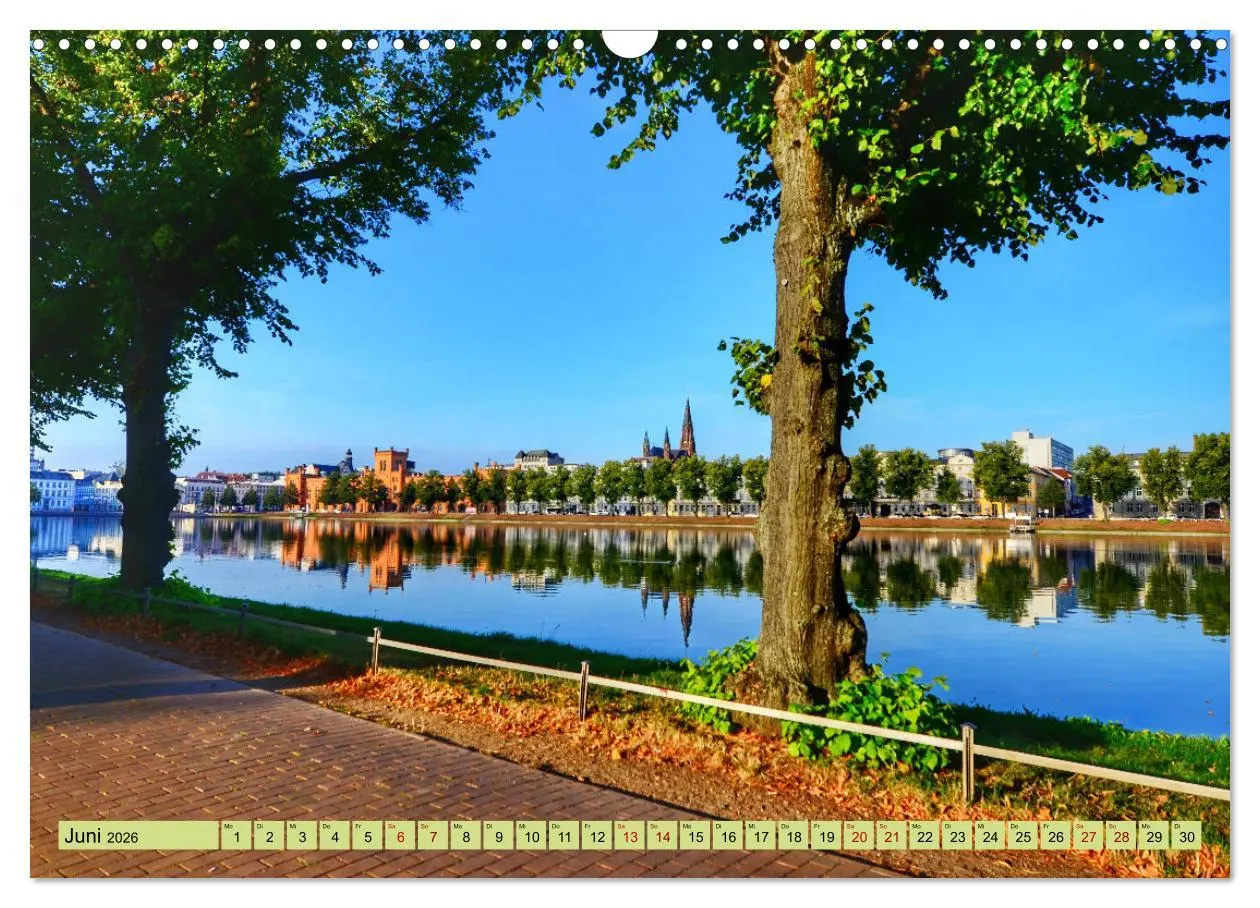 Bild: 9783457260180 | Schwerin - Welterbe (Wandkalender 2026 DIN A3 quer), CALVENDO...